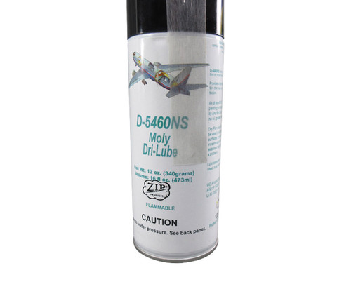 Zip Chem® 002061 Aero-Lube™ D-5460 NS Moly Dri-Lube - 12 oz Aerosol Can