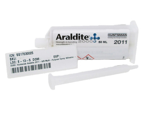 HUNTSMAN® ARALDITE® 2011-A/B Amber Multi-Purpose Structural Adhesive - 50 mL Cartridge