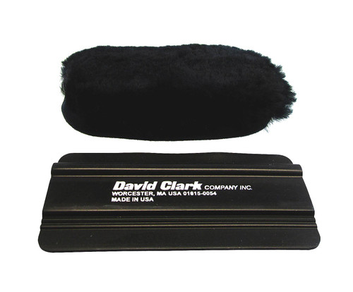 David Clark 40592G-01 Black Sheepskin & Cotton Cover Headset (excluding H20-10) Head Pad