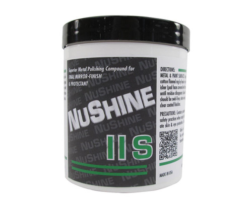 Nuvite® Nushine II® Grade S Final Finish Only Aircraft Metal and Paint Polish - 1 lb Jar