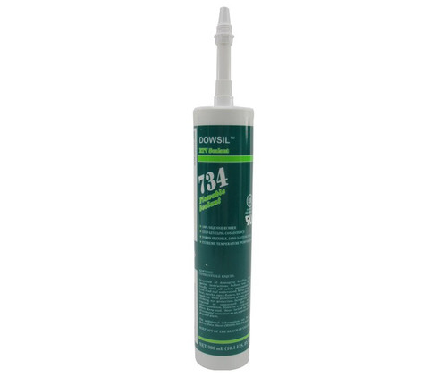 DOWSIL™ 734 White Flowable Sealant - 300 mL (10.1 oz) Cartridge DOWSIL™ 734 White Flowable Sealant - 300 mL (10.1 oz) Cartridge