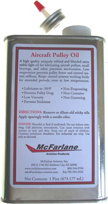 McFarlane Aviation PULLEY OIL Pulley Oil - Pint Can