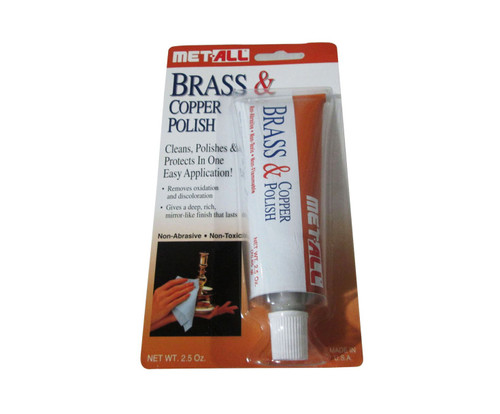 MET-ALL® BC-2 Brass Cleaner & Copper Polish - 2.5 oz Tube