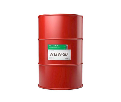 AeroShell™ Oil 15W-50 Semi-Synthetic Aircraft Piston Engine Oil - 55 Gallon Drum