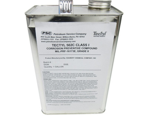 TECTYL® 502C Class I MIL-PRF-16173E Grade 2, Class 1 Spec Corrosion Preventive Compound - Gallon Can