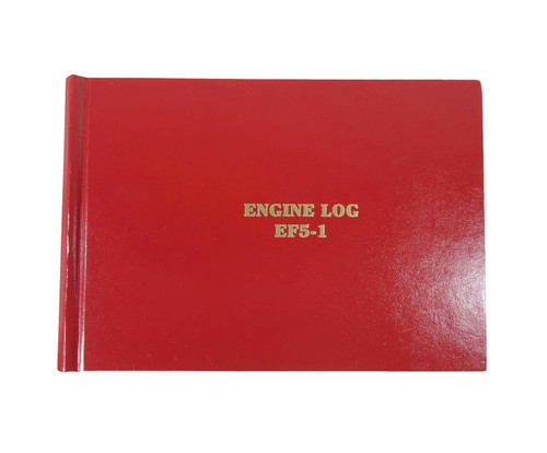 APR Industries EF5-1 Red Hardcover Engine Log Book