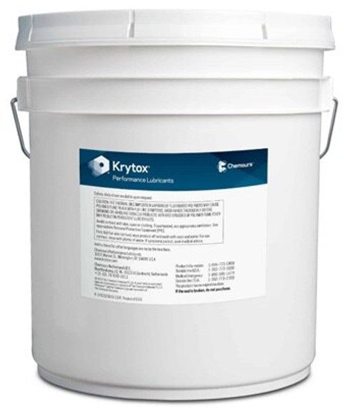 Chemours™ Krytox™ 240 AD White Aircraft Instrument, Fuel & Oxidizer Resistant Grease - 20 Kg Pail