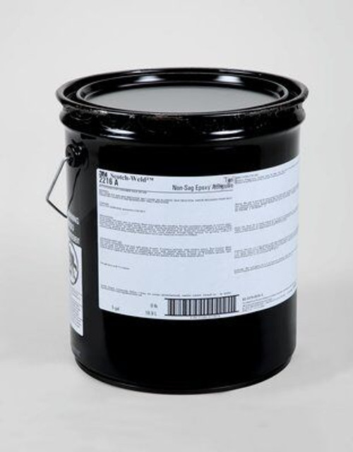 3M™ 021200-87180 Scotch-Weld™ 2216NS Tan Part A Non-Sag Epoxy Adhesive - 18.9 Liter (5 Gallon) Pail