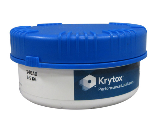 Chemours™ Krytox™ 240 AD White Aircraft Instrument, Fuel & Oxidizer Resistant Grease - 0.5 Kg Jar