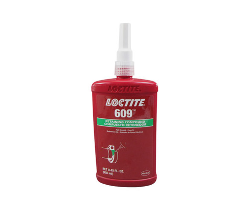 Henkel 60941 LOCTITE® 609™ Green High-Strength Press Fit Retaining Compound - 250 mL (8.45 oz) Bottle