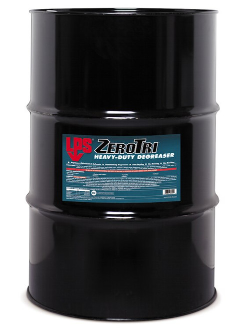 LPS® 03555 ZeroTri Clear Heavy-Duty Degreaser - 55 Gallon Drum