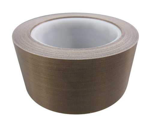 3M™ 021200-16154 Brown 5451 5.3 Mil PTFE Glass Cloth Tape - 2" x 36 Yard Roll