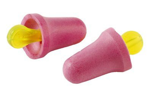 3M™ 093045-98014 No-Touch™ P2000 Purple/Yellow Uncorded Foam Earplugs - 100 Pair/Box