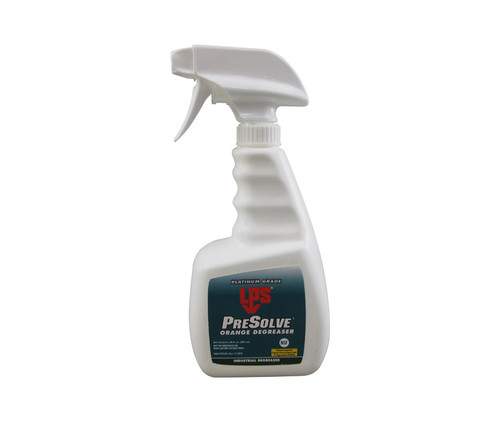 LPS® 01422 PreSolve Off-White Orange Degreaser - 20 oz Trigger-Spray Bottle