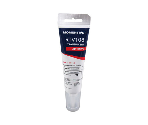 Momentive™ RTV108 Clear Silicone Sealant - 2.8 oz Tube Momentive™ RTV108 Clear Silicone Sealant - 2.8 oz Tube