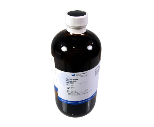 PPG Aerospace® PR-182 Clear PRC Standard Spec Aerospace Sealants Adhesion Promoter - 16 oz Glass Bottle