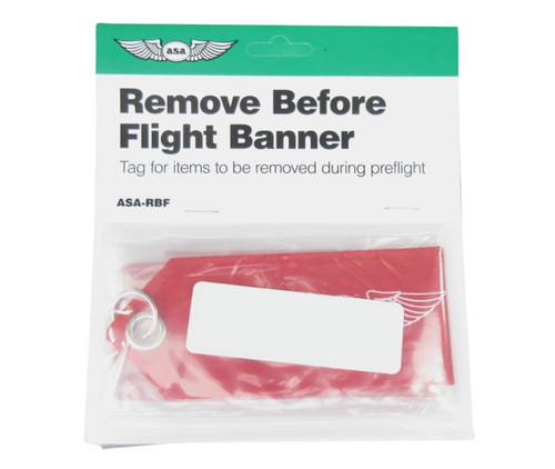 Aviation Supplies & Academics ASA-RBF 17" Remove Before Flight Warning Streamer Aviation Supplies & Academics ASA-RBF 17" Remove Before Flight Warning Streamer