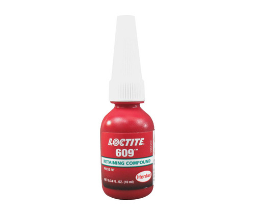 Henkel LOCTITE® 609™ Green High-Strength Press Fit Retaining Compound - 10 mL (0.34 oz) Bottle