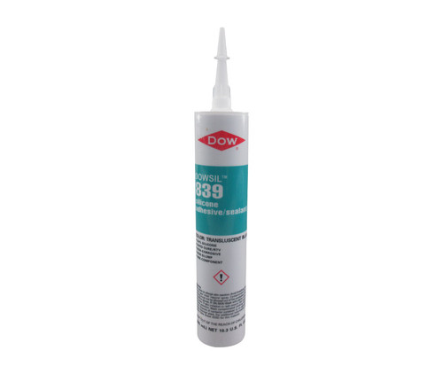 DOWSIL™ 839 Blue Silicone Adhesive Sealant - 305 mL (10.3 oz) Cartridge DOWSIL™ 839 Blue Silicone Adhesive Sealant - 305 mL (10.3 oz) Cartridge