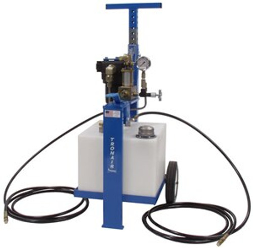 Tronair® 06-5041-0500 Blue 5000 PSI MIL-PRF-5606/MIL-PRF-83282 Fluid Type 8-Gallon Hydraulic Component Test Cart (MB)