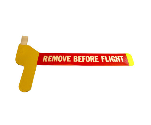 Degroff Aviation 4935E Hi-Viz Yellow Bootie Style Remove Before Flight Pitot Tube Cover