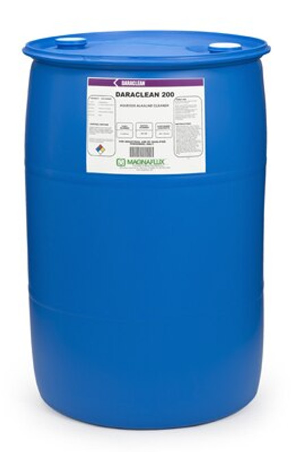 MAGNAFLUX® 01-6020-45 DARACLEAN® 200 Heavy-Duty Industrial Cleaner - 55 Gallon Drum