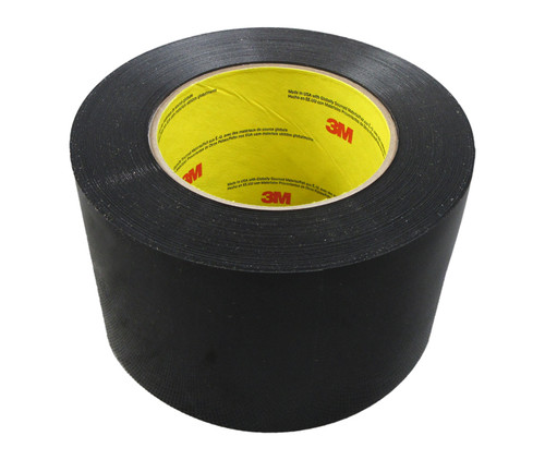 3M™ 021200-03175 Scotch® 481 Black 9.5 Mil Preservation Sealing Tape - 3" x 36 Yard Roll