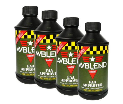 AVBLEND® Aircraft Engine Oil Additive 12oz Bottle - Pack of 4 AVBLEND® Aircraft Engine Oil Additive 12oz Bottle - Pack of 4