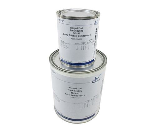 AkzoNobel 20P1-21/PC-235 Yellow AMS-C-27725 Type I, Grade I Spec Integral Fuel Tank Coating - Gallon Kit