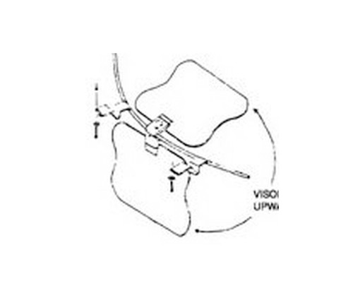 Rosen RDH8-200-1HUD Bombardier DHC-8-100, -200, -300 & -400 HUD offset Gray Replacement Sunvisor System Lens Only