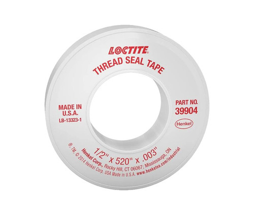 Henkel 39904 LOCTITE® PTFE Thread Sealing Tape 1/2" x 520" x 0.003"