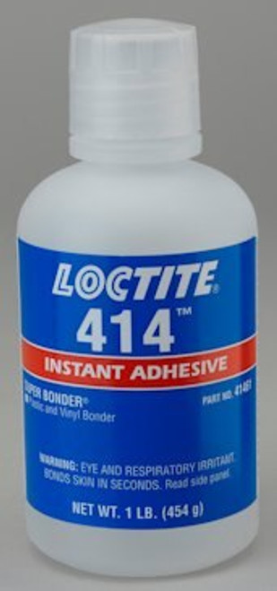 Henkel 41461 LOCTITE® 414™ SUPERBONDER® Instant Adhesive - 454 Gram (1 lb) Bottle