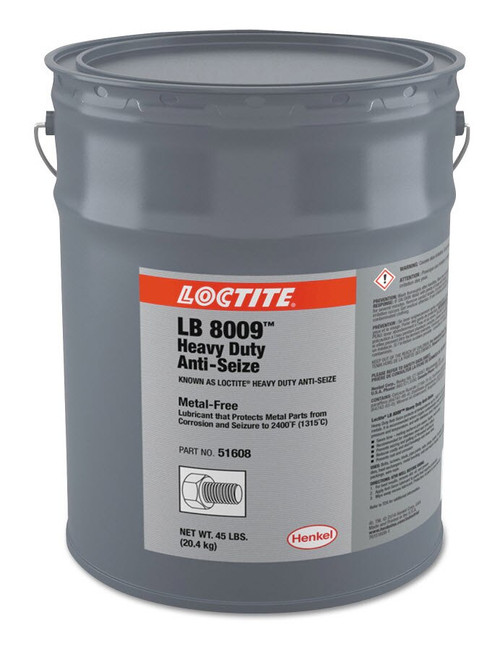 Henkel 51608 LOCTITE® LB 8009™ Gray Heavy-Duty Anti-Seize - 20.4 Kg (45 lb) Pail