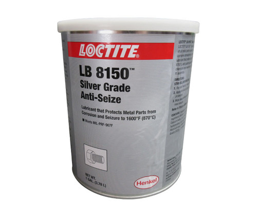 Henkel 80206 LOCTITE® LB 8150™ Silver Grade Anti-Seize Paste - 3.78 Liter (Gallon) Can