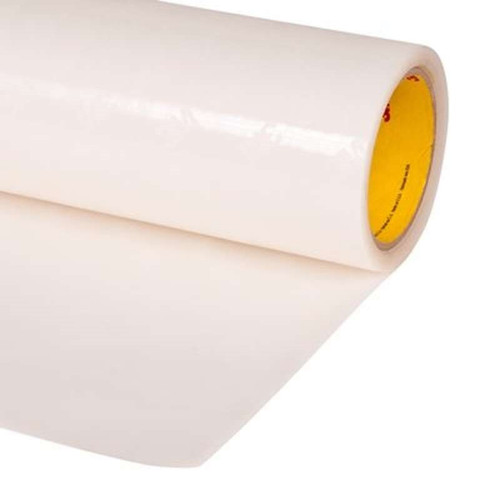 3M™ 021200-24985 Transparent 8681 HS Polyurethane 14 Mil Protective Tape, Skip Slit - 12" x 36 Yard Roll