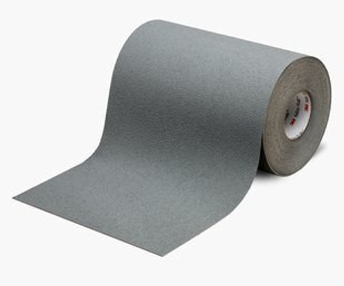 3M™ 048011-19327 Safety-Walk™ 370 Gray Slip-Resistant Medium Resilient Tapes & Treads - 24" x 60' Roll