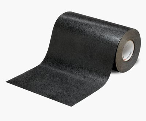 3M™ 048011-19281 Safety-Walk™ 510 Black Slip-Resistant Conformable Tapes & Treads - 4" x 60' Roll