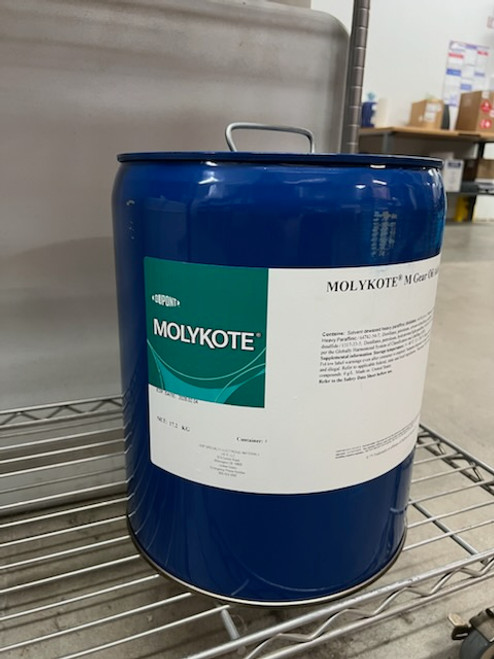 DUPONT™ MOLYKOTE® M Gray Petroleum Oil Extreme-Pressure Lubrication Additive - 5 Gallon Pail