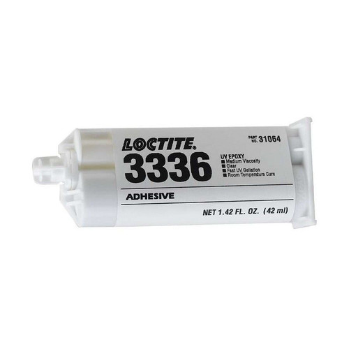Henkel 31064 LOCTITE® AA 3336™ Clear Medium-Viscosity Epoxy Adhesive - 42 mL (1.42) Cartridge