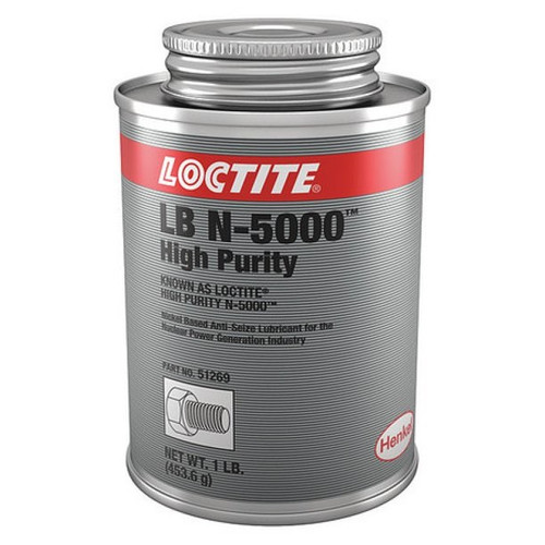 Henkel 51269 LOCTITE® LB N-5000™ Nickel-Based Anti-Seize Lubricant Paste - 453.6 Gram (1 lb) Brush-Top Can