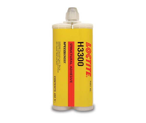 Henkel 83019 LOCTITE® AA H3300™ SPEEDBONDER® Yellow General-Purpose Structural Methacrylate Adhesive - 400 mL (13.5 oz) Standard Cart.