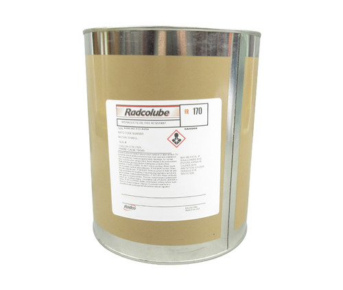 RADCOLUBE® FR170 Clear MIL-PRF-46170E Type I Spec Fire-Resistant Synthetic Low Temperature Hydraulic Fluid - Gallon Can