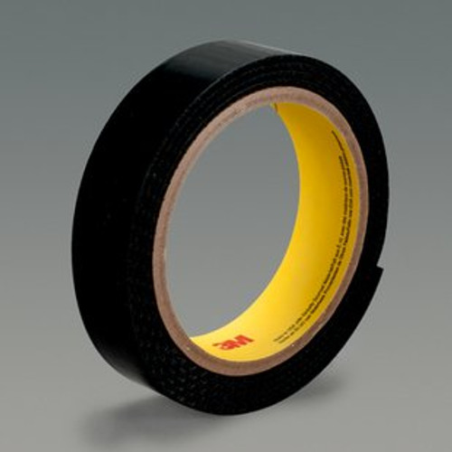 3M™ 021200-62673 Scotchmate™ SJ3418FR Black 0.12" Flame Resistant Loop Fastener - 5/8" x 50 Yard Roll