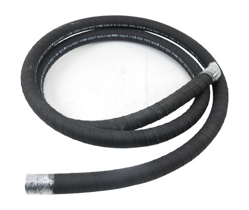 Military Standard MIL-DTL-6000D Black 1" Aircraft Fuel, Oil, Water & Alcohol Rubber Hose - 10-Foot Length