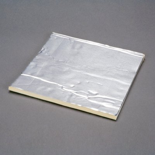 3M™ 021200-65675 Silver 4014 Damping Aluminum Foam Sheets - 12" x 48" Sheet