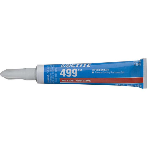 Henkel 21924 LOCTITE® 499™ SUPERBONDER® Translucent Instant Adhesive - 10 Gram (.35 oz) Syringe