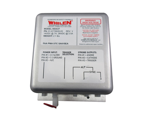 WHELEN® 01-0770028-05 Model HDACF Strobe Power Supply