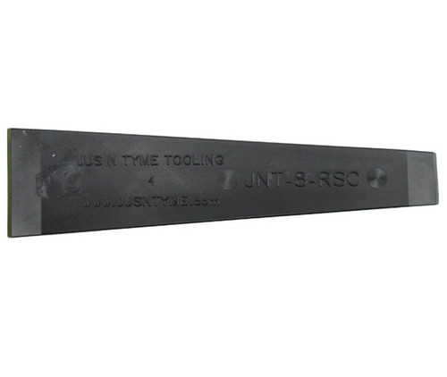 Jus N Tyme JNT-8-RSC-blk Black 8" Double Edge (2" & 1") Glass Filled Nylon Sealant Scraper Jus N Tyme JNT-8-RSC-blk Black 8" Double Edge (2" & 1") Glass Filled Nylon Sealant Scraper