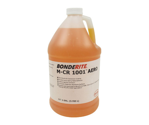 Henkel 594417 BONDERITE® M-CR 1001™ AERO Orange Nonflammable Chromic Acid Coating Chemical - Gallon Jug