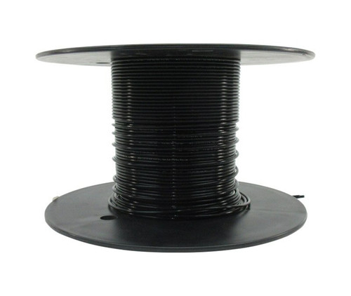 Military Specification M22759/11-24-0 Black 24 AWG PTFE Tapes/Coated Fiberglass Braid Wire